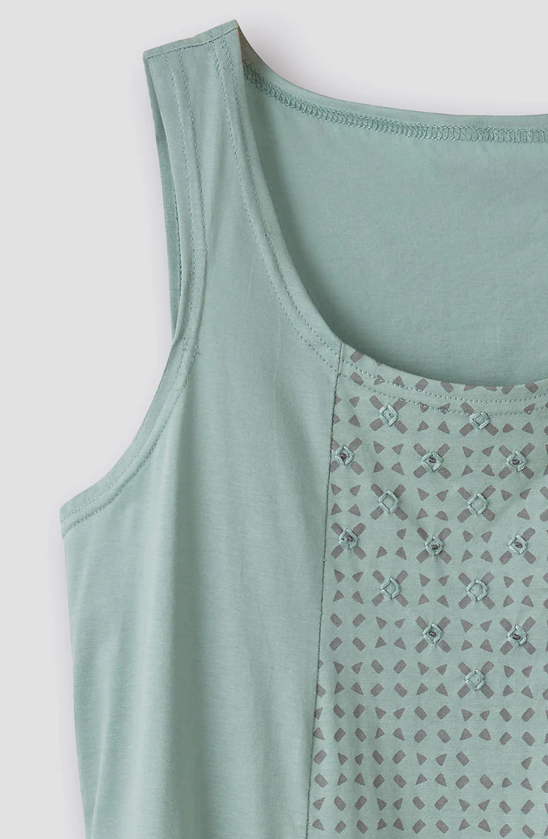 Kripa Cotton Jersey A-line Tank - Image 3