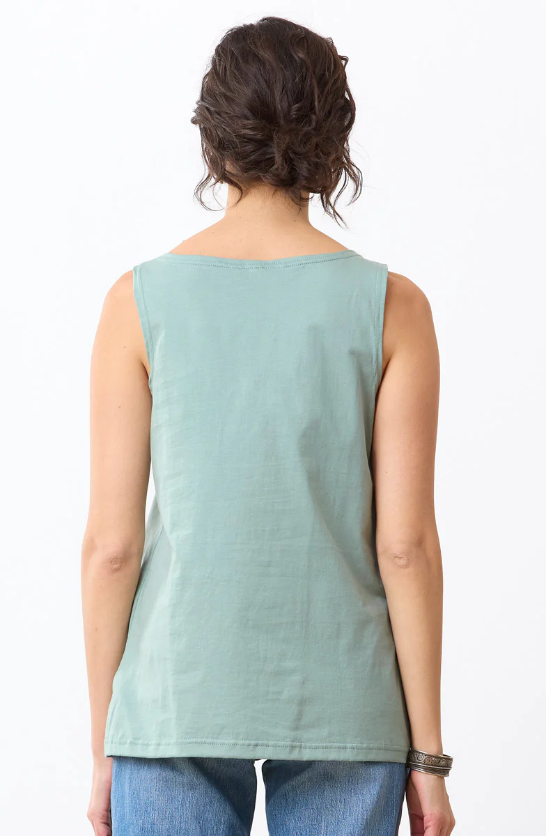 Kripa Cotton Jersey A-line Tank - Image 4