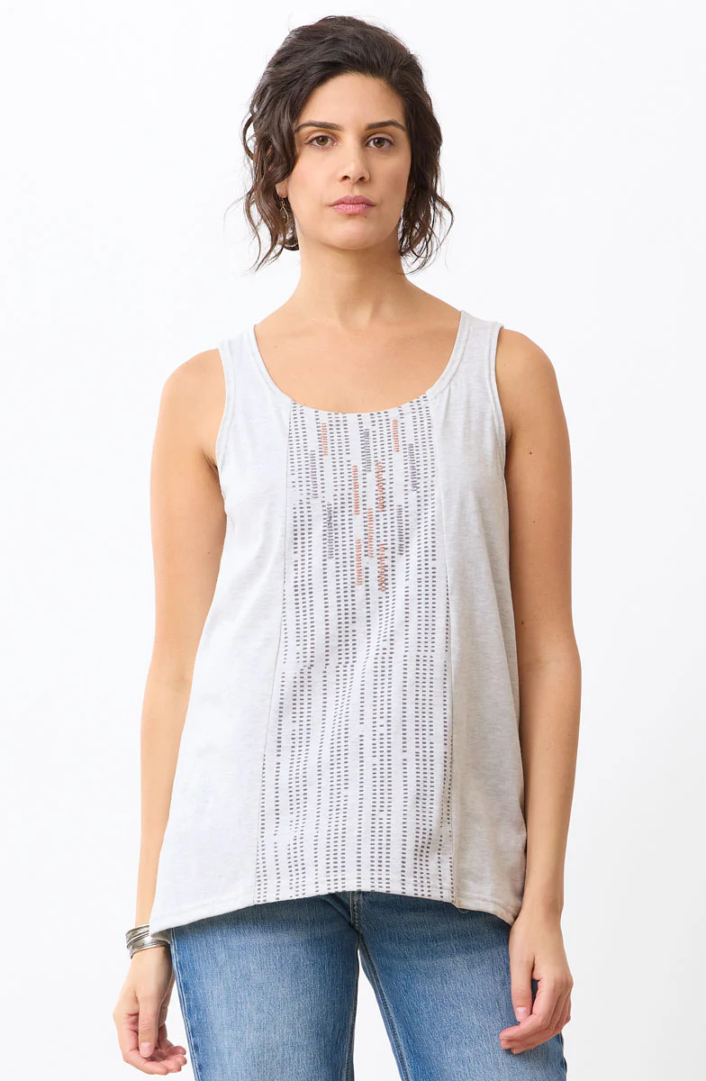 Kripa Cotton Jersey A-line Tank - Image 7