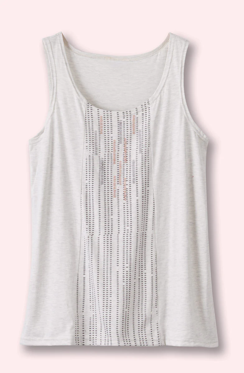 Kripa Cotton Jersey A-line Tank - Image 8