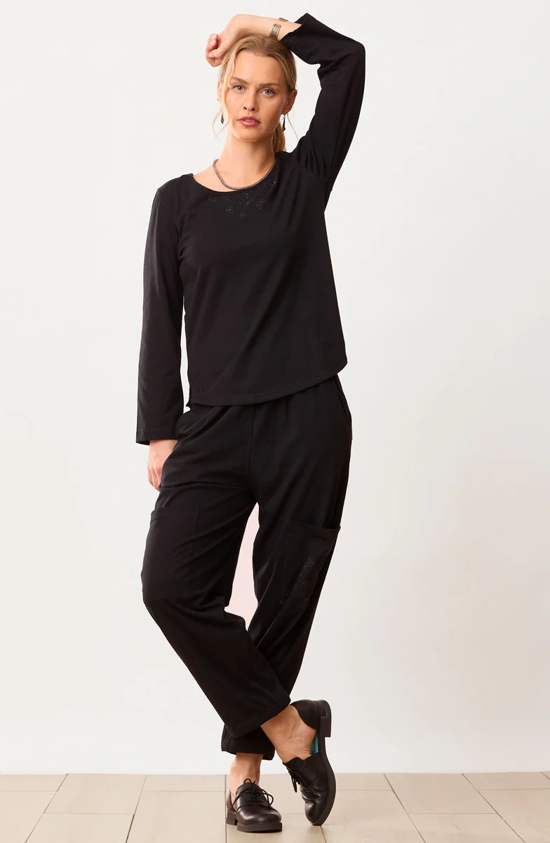 Maira Long-Sleeve Cotton Jersey Tee - Image 15