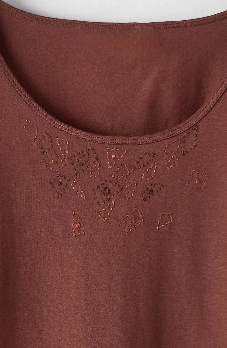 Maira Long-Sleeve Cotton Jersey Tee - Image 2