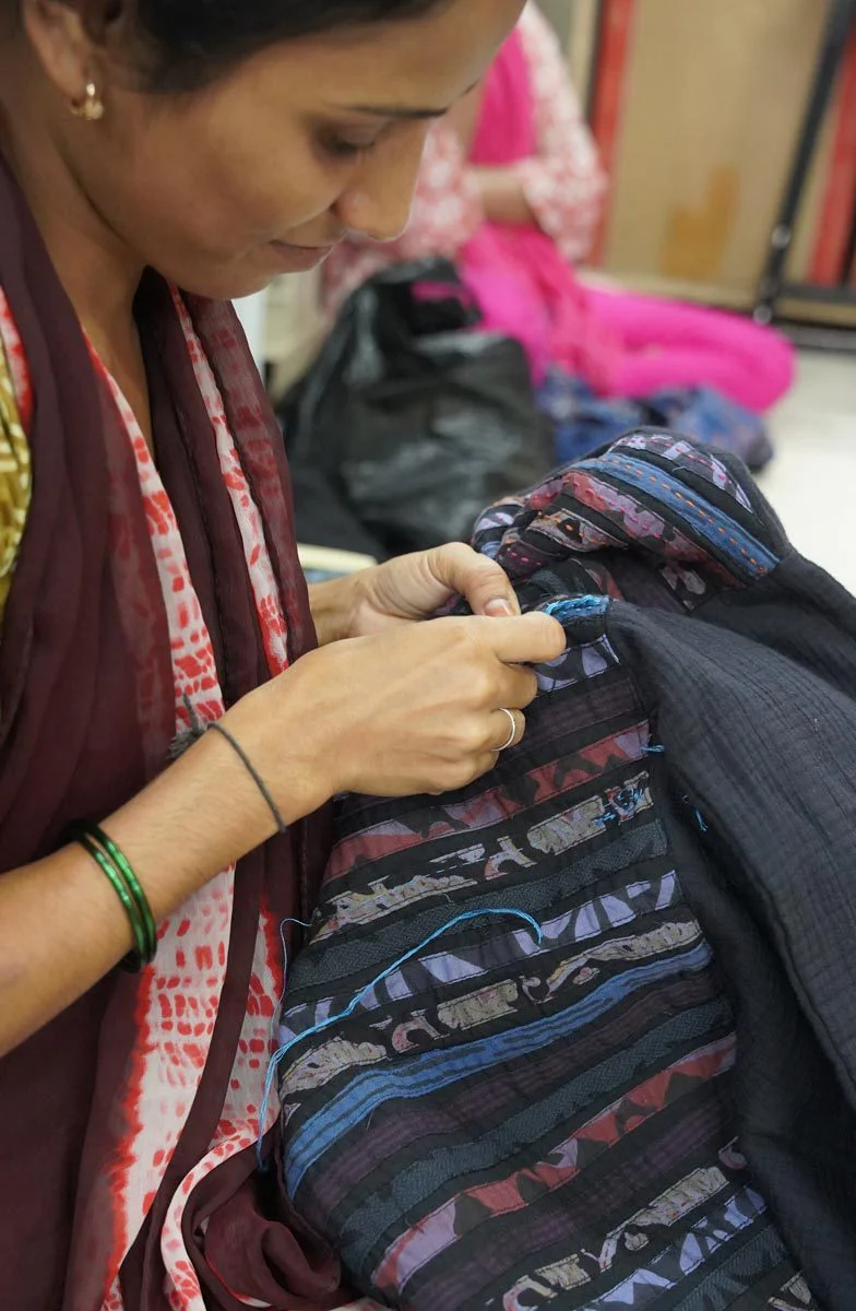 Malvi Upcycled Jacket - Black/Chindi - Image 7