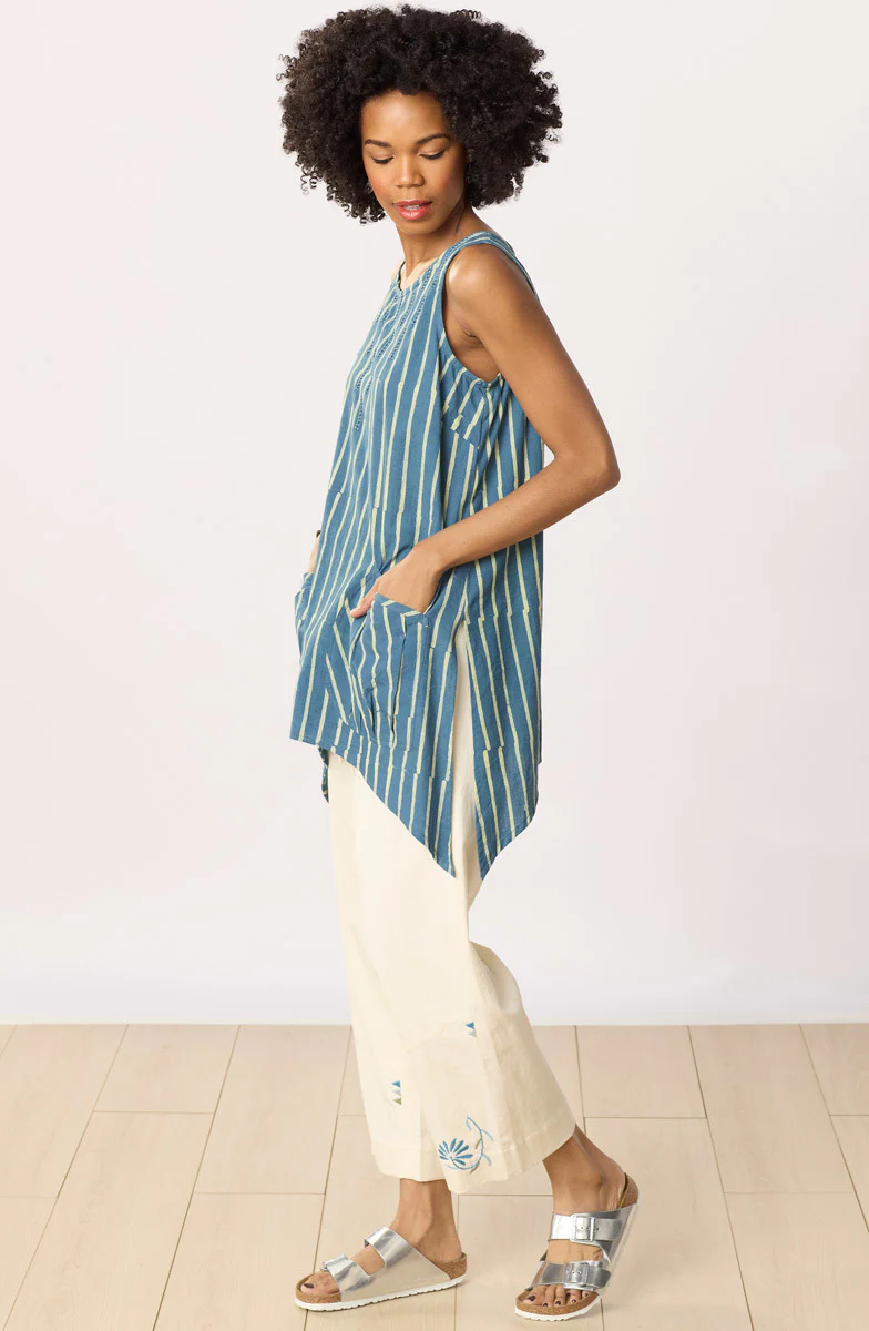 Manori Swing Tunic Tank - Deep sea - Image 4