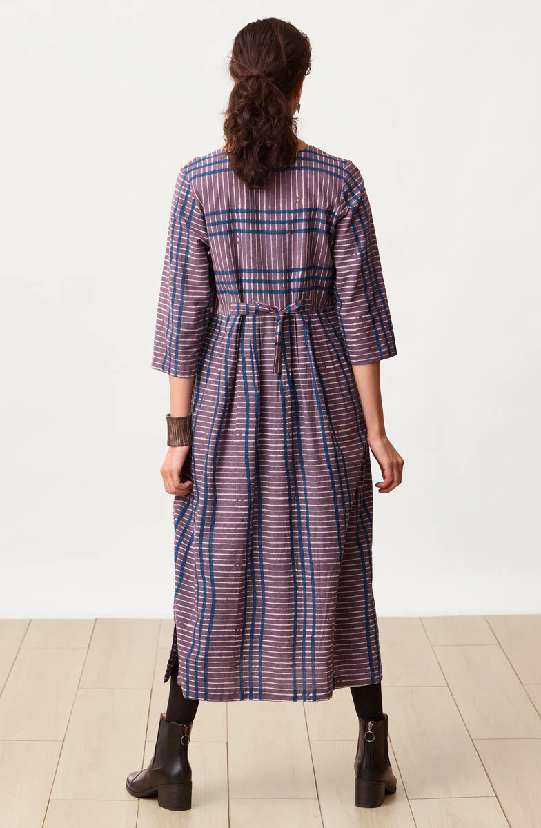 Mohina Scoop-Neck A-Line Dress - Smoky lavender - Image 5