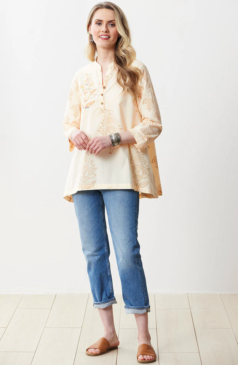 Priyanka Organic Tunic - Warm white - Image 5
