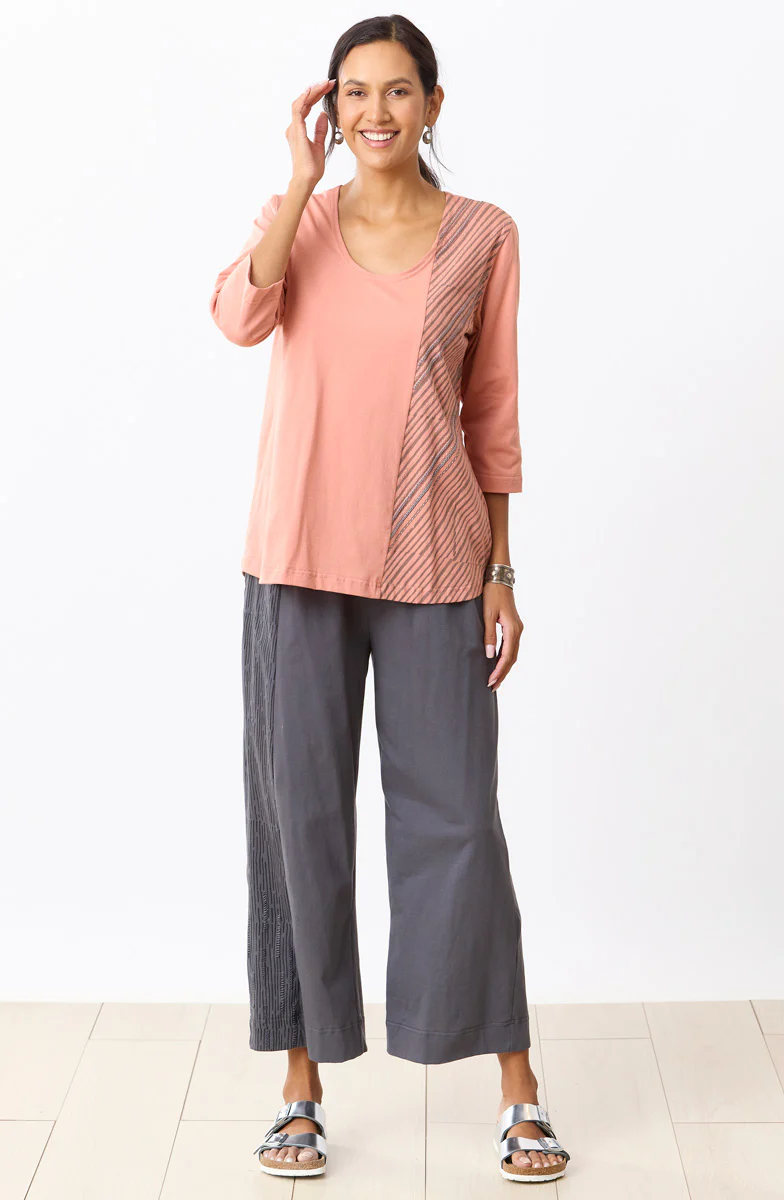 Punita U-Neck 3/4-Sleeve Tee - Image 6