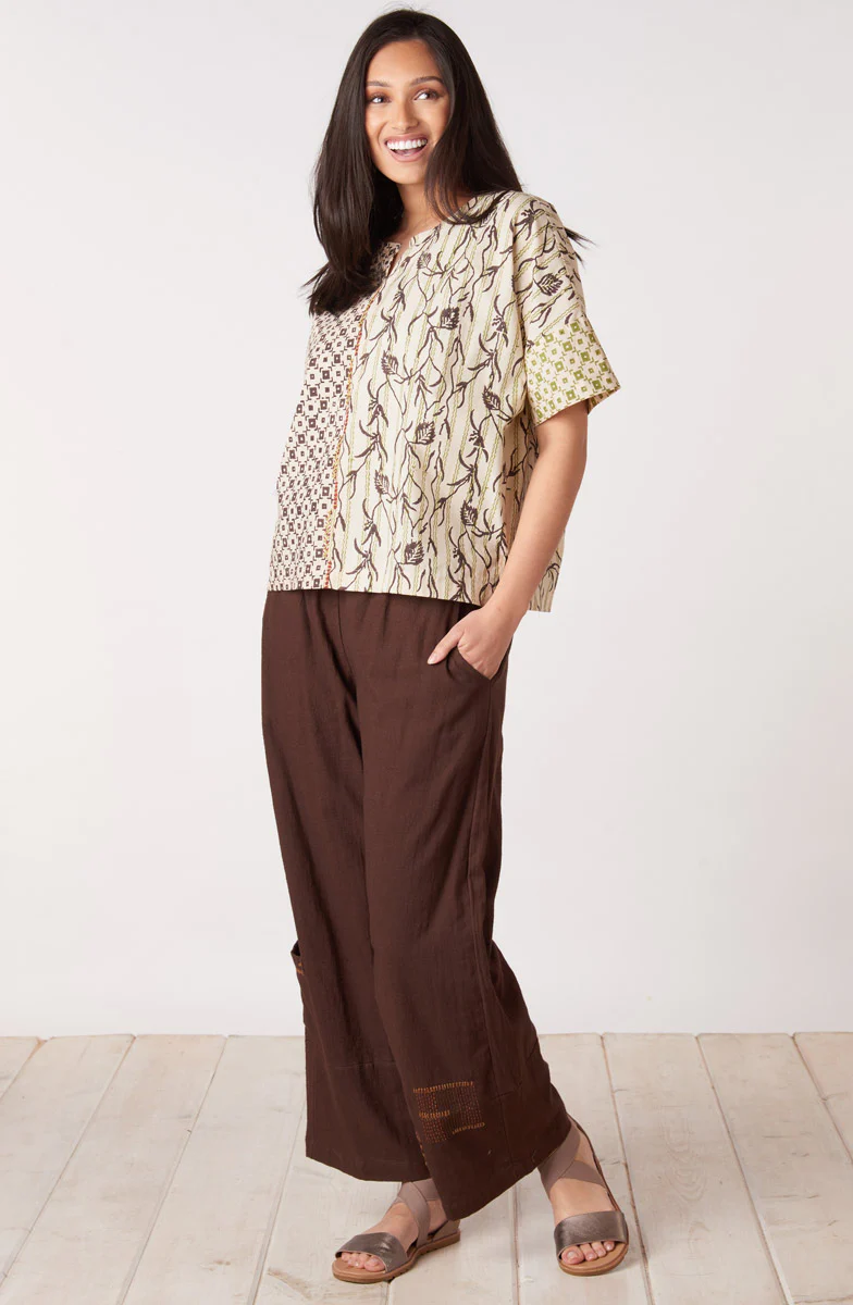 Rajkot Slub Cotton Straight Leg Pant - Image 11