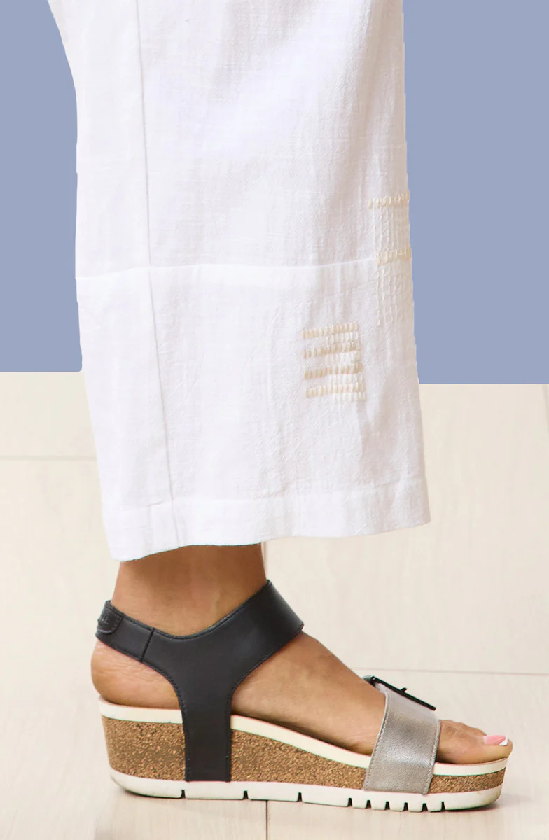 Rajkot Slub Cotton Straight Leg Pant - Image 4