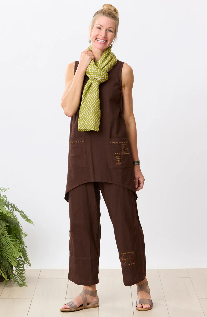 Rajkot Slub Cotton Straight Leg Pant - Image 7