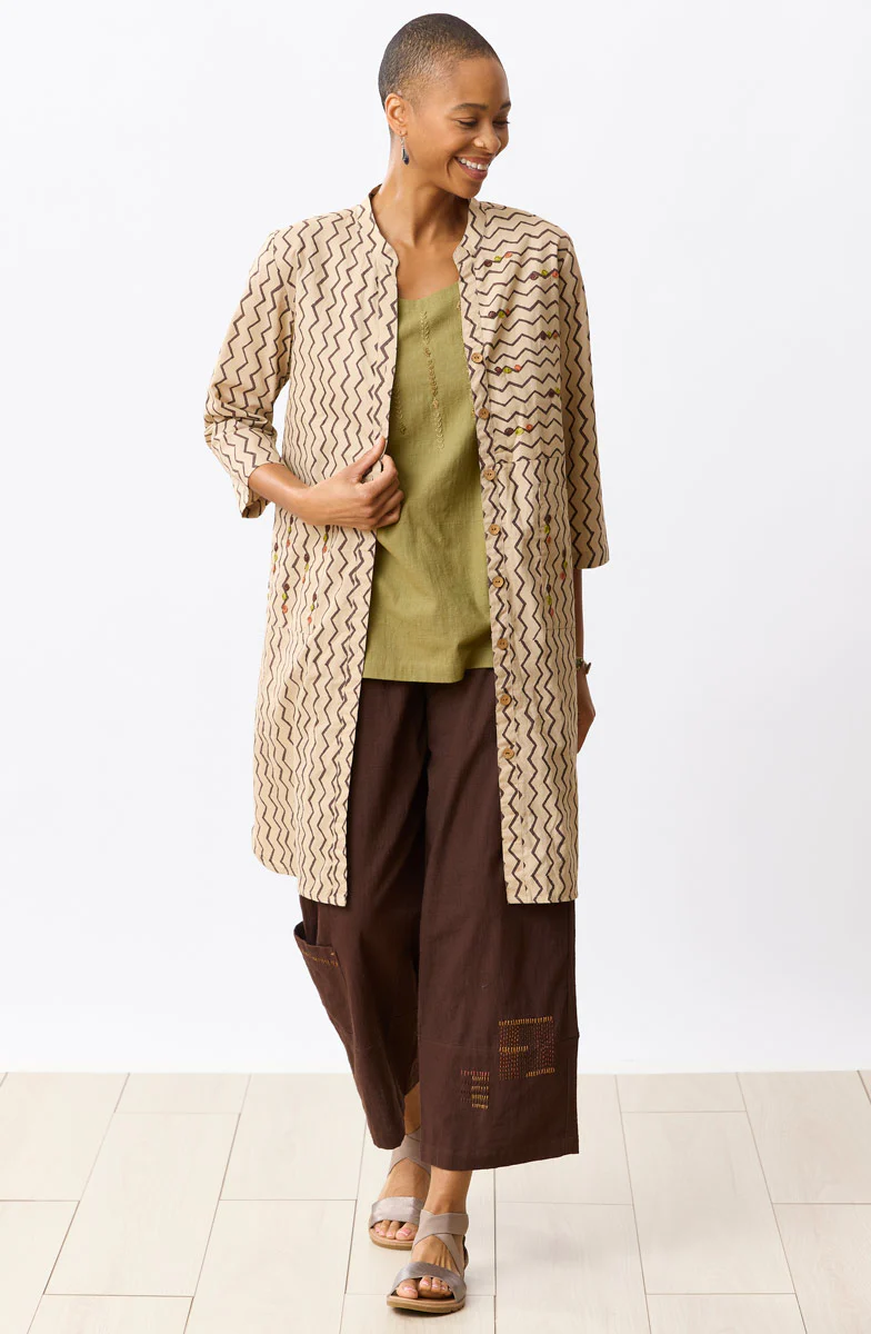 Rajkot Slub Cotton Straight Leg Pant - Image 8