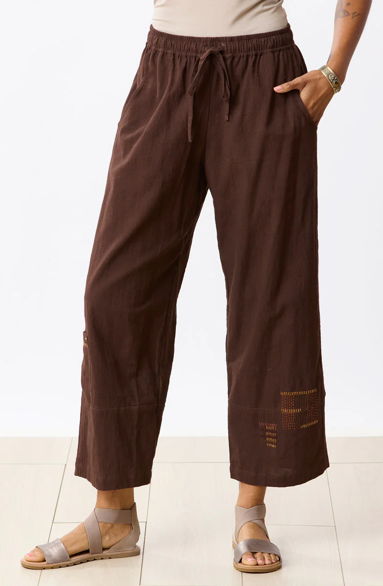 Rajkot Slub Cotton Straight Leg Pant - Image 9