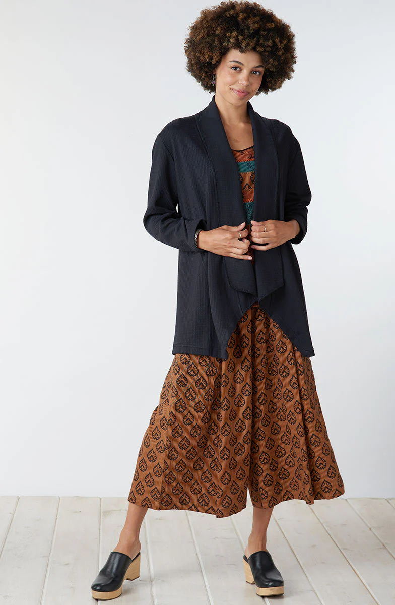 Ramya Pull-On Split Skirt - Honey - Image 4