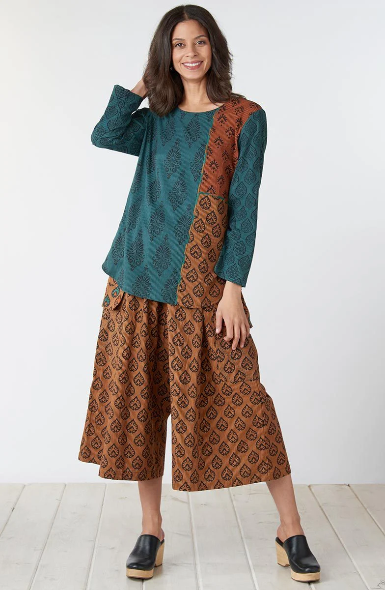 Ramya Pull-On Split Skirt - Honey - Image 5