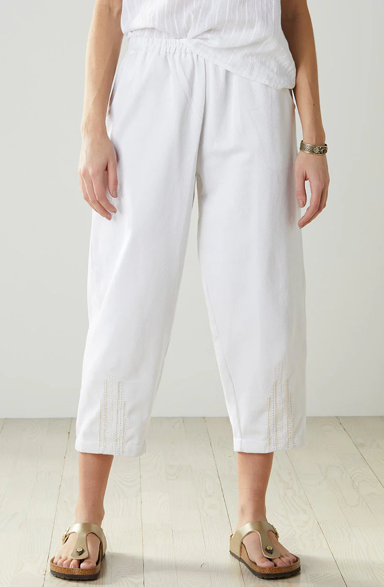 Recycled Yarn Kalpa Barrel-Leg Pant - Image 10