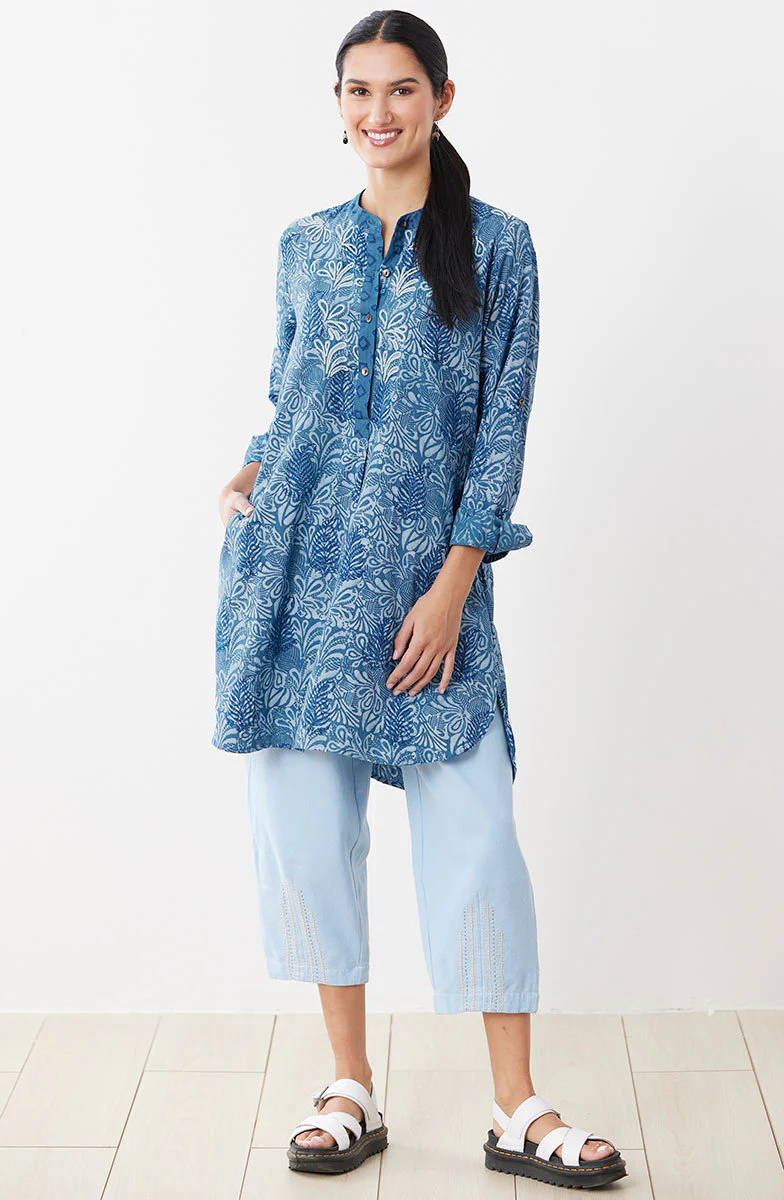 Recycled Yarn Kalpa Barrel-Leg Pant - Image 15