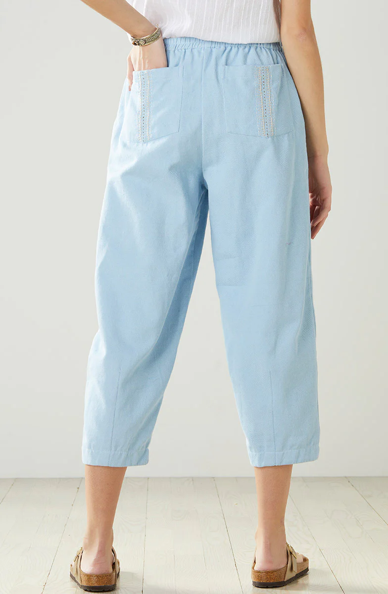 Recycled Yarn Kalpa Barrel-Leg Pant - Image 17