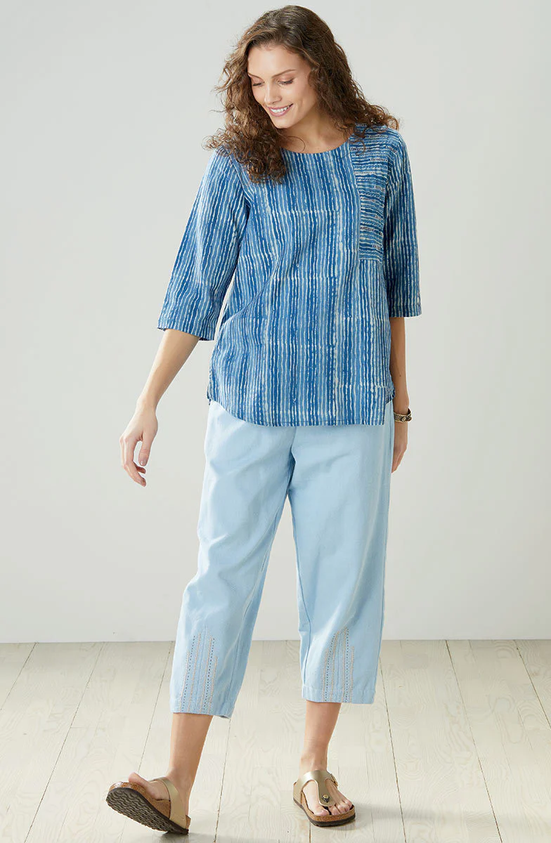 Recycled Yarn Kalpa Barrel-Leg Pant - Image 19