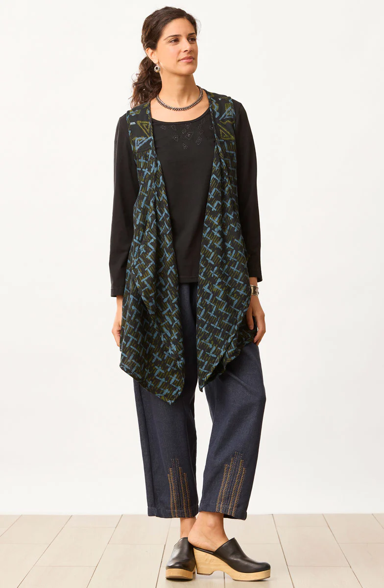 Recycled Yarn Kalpa Barrel-Leg Pant - Image 3