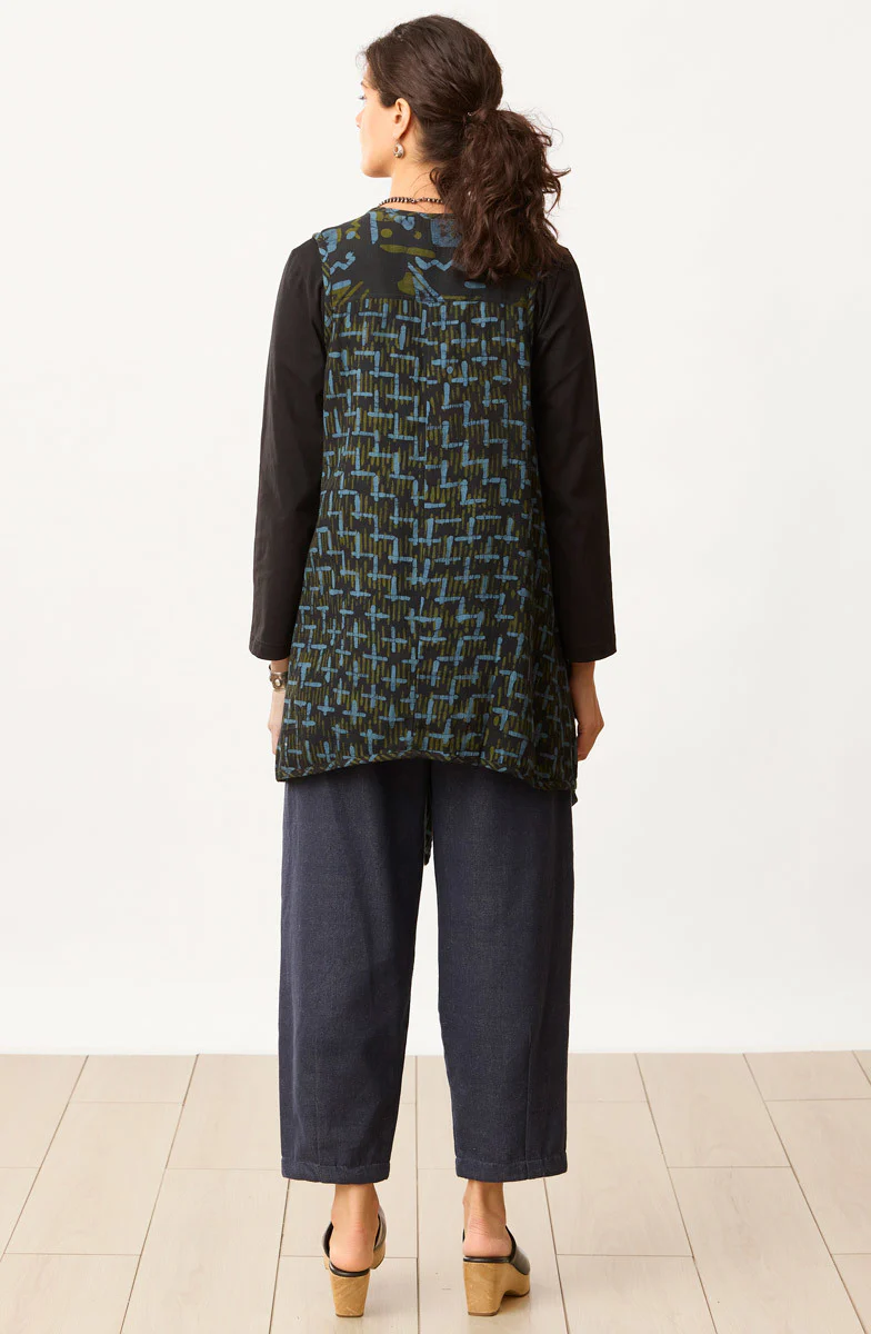 Recycled Yarn Kalpa Barrel-Leg Pant - Image 4