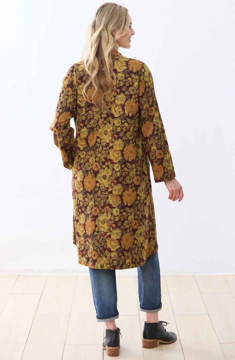 Shillong Reversible Swing Jacket - Port/Black/Multi - Image 7