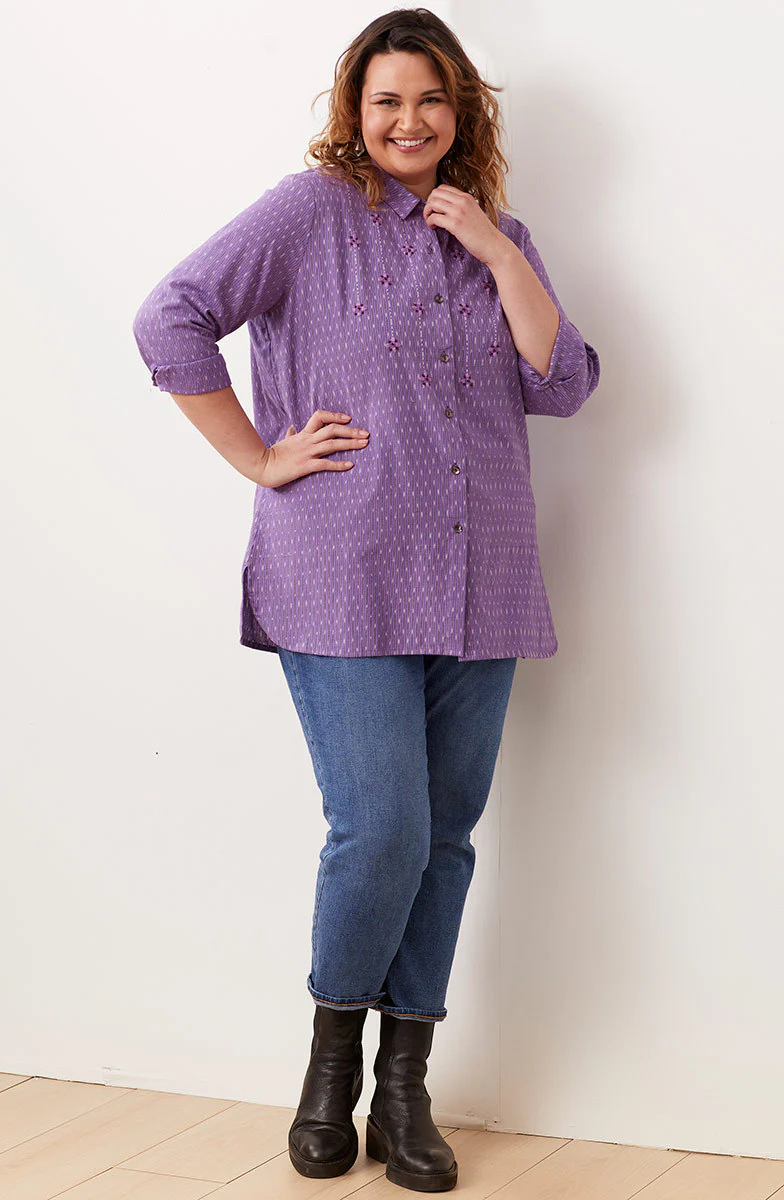 Sanaya Shirt - Purple - Image 5