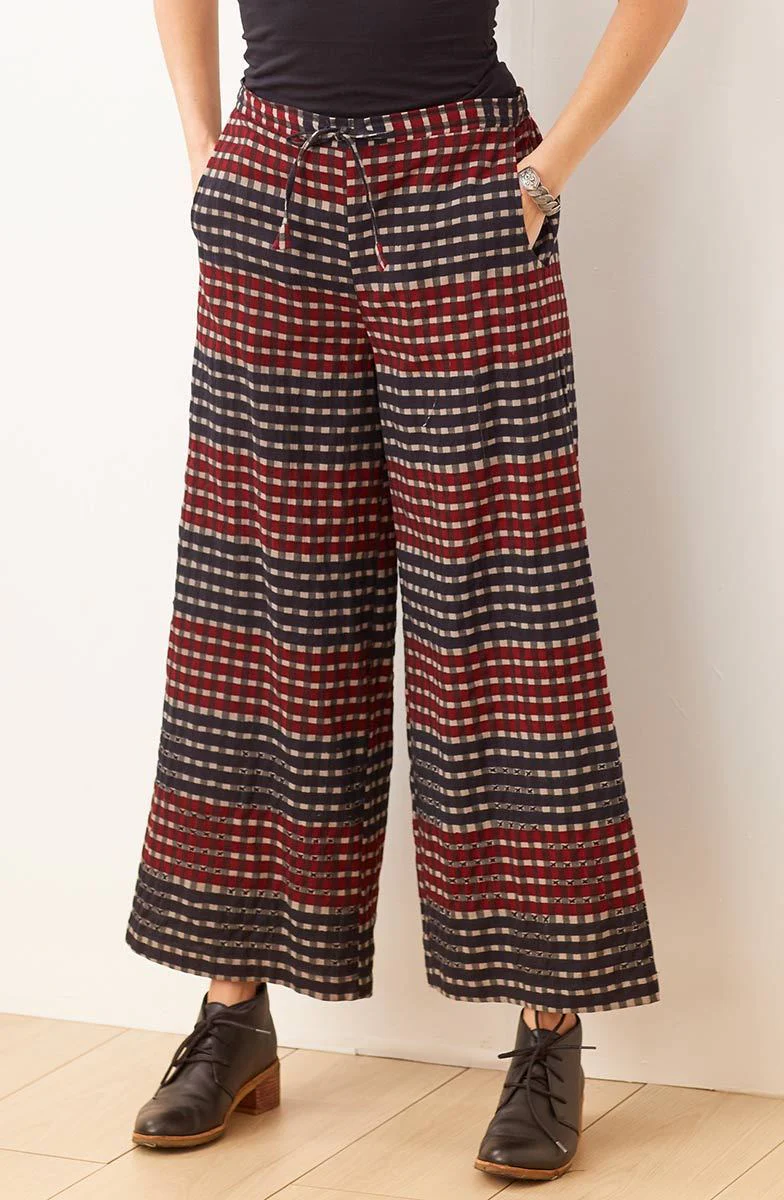 Sangli Wide-Leg Pant - Oat/Multi - Image 3