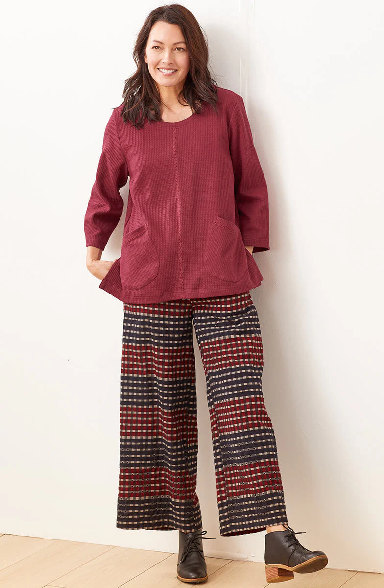 Sangli Wide-Leg Pant - Oat/Multi - Image 4