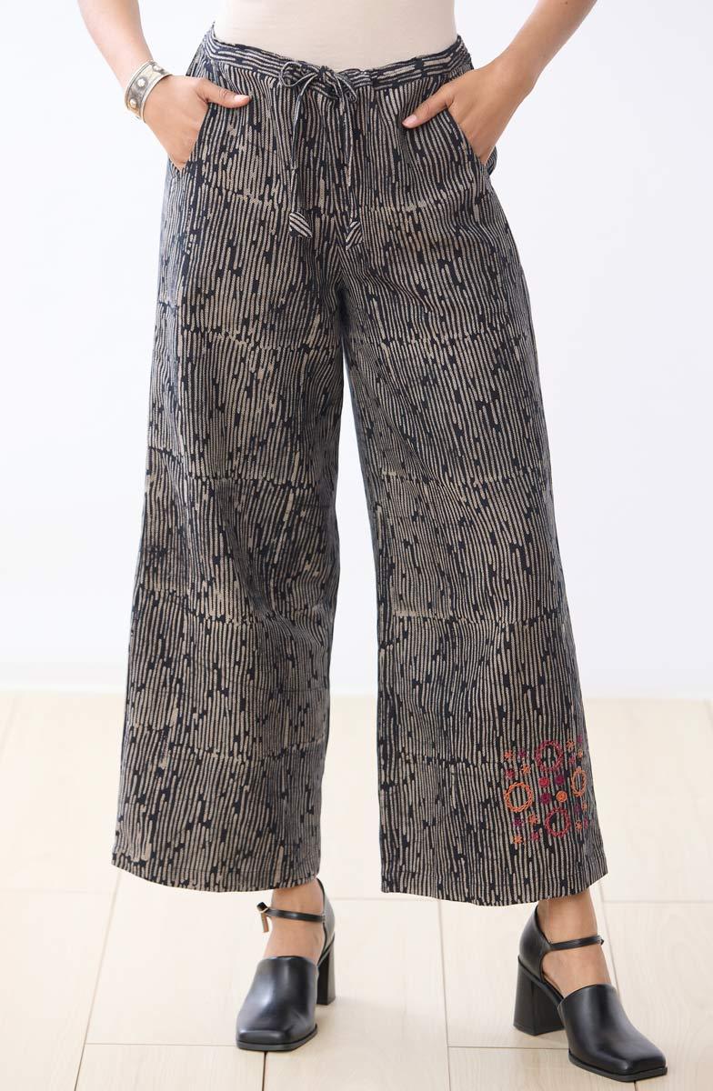 Sangli Wide-Leg Pant - Black - Image 3