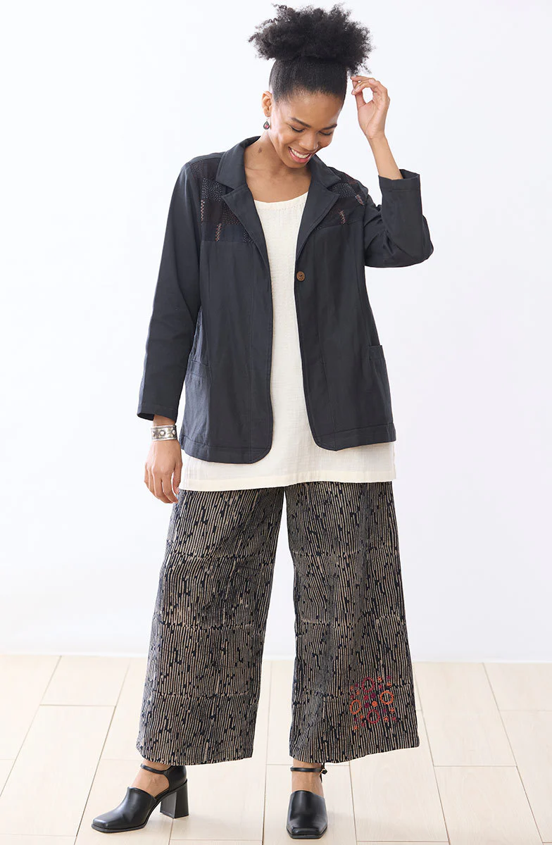 Sangli Wide-Leg Pant - Black - Image 4
