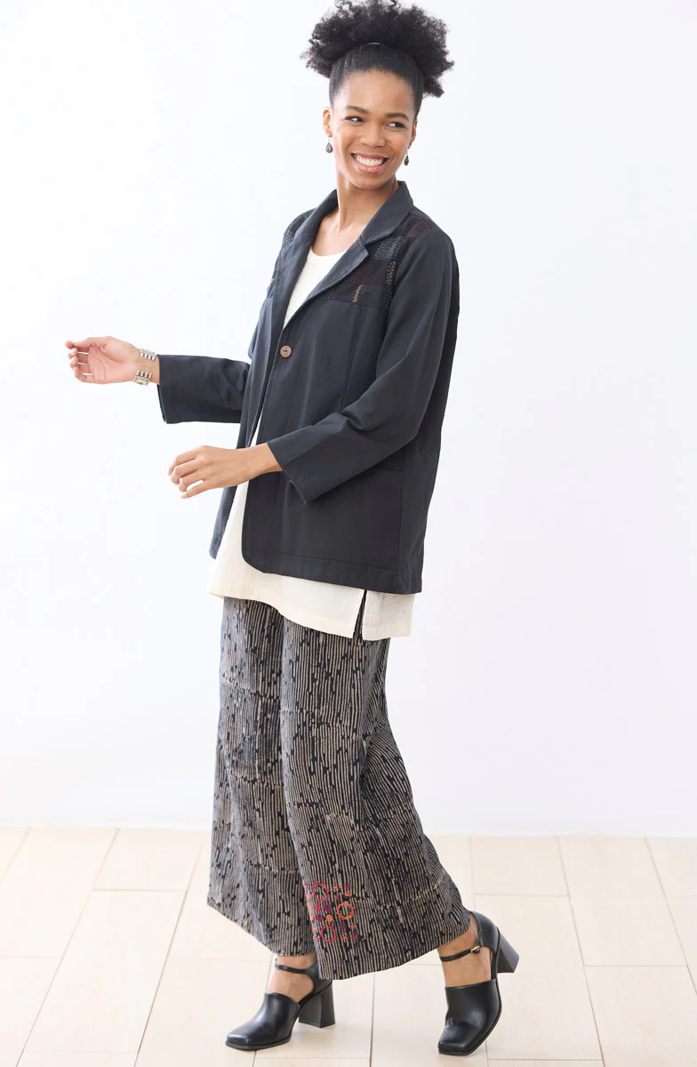 Sangli Wide-Leg Pant - Black - Image 5