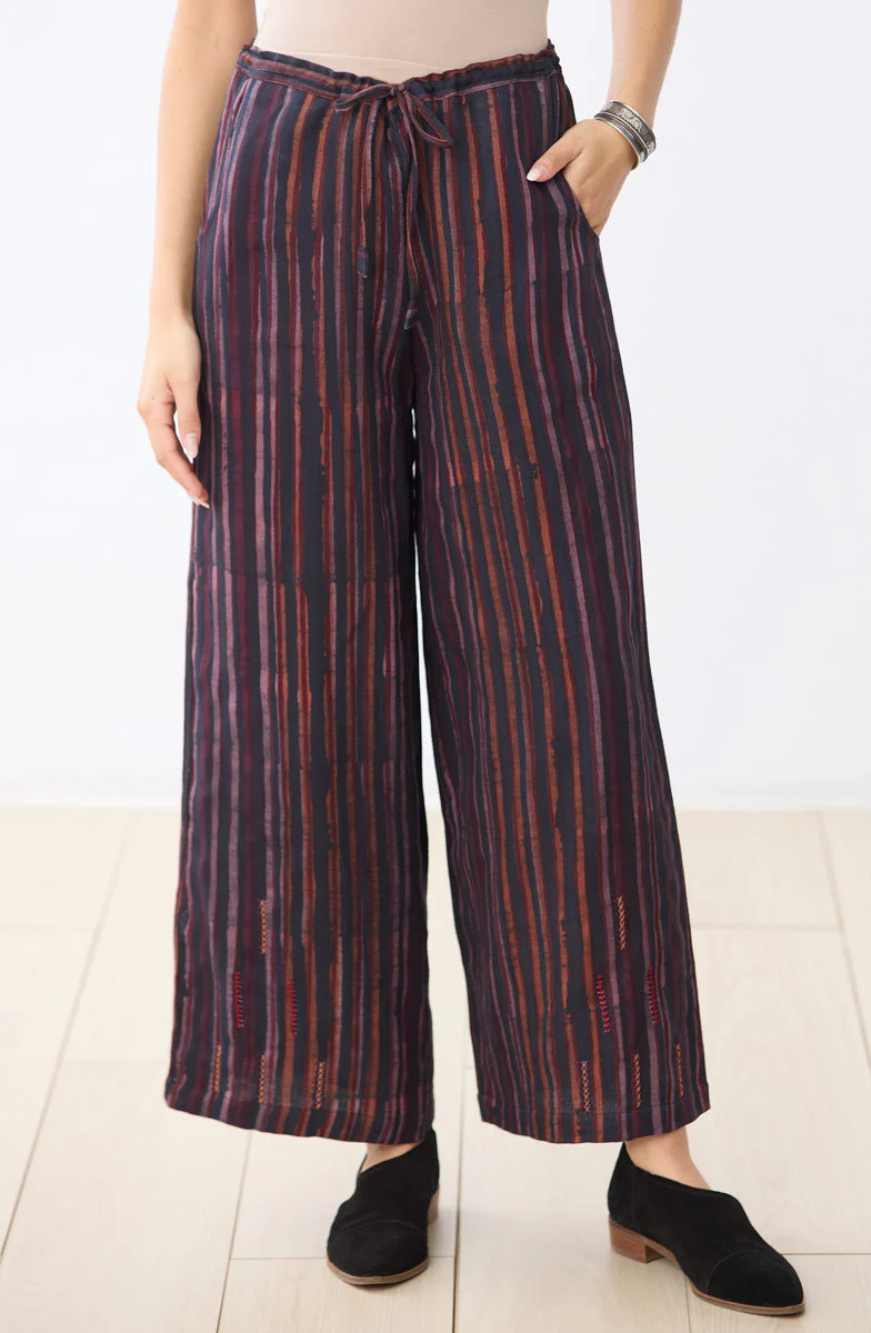 Sangli Wide-Leg Pant - Iced plum/Black - Image 3
