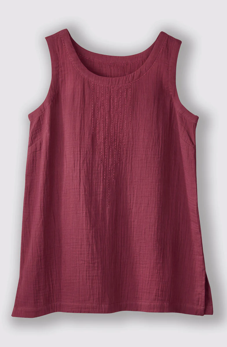 Sanju Double Gauze Long Tank - Image 19
