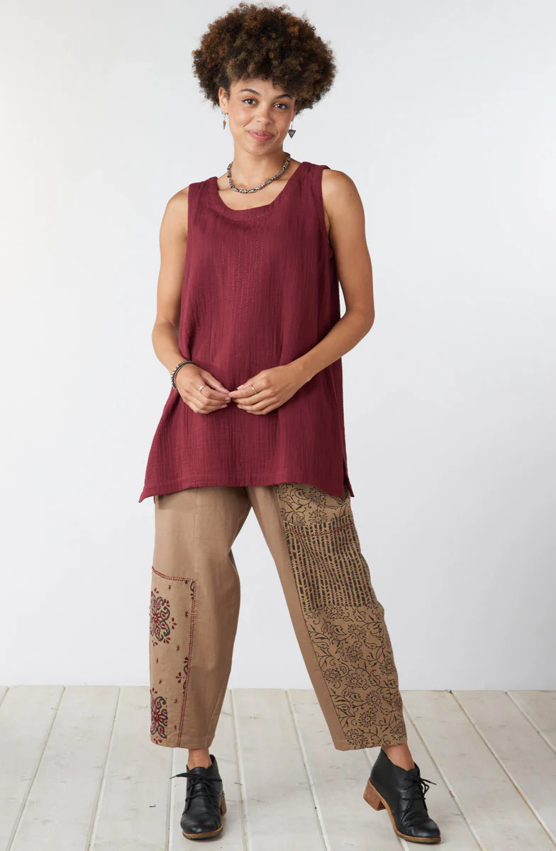 Sanju Double Gauze Long Tank - Image 21