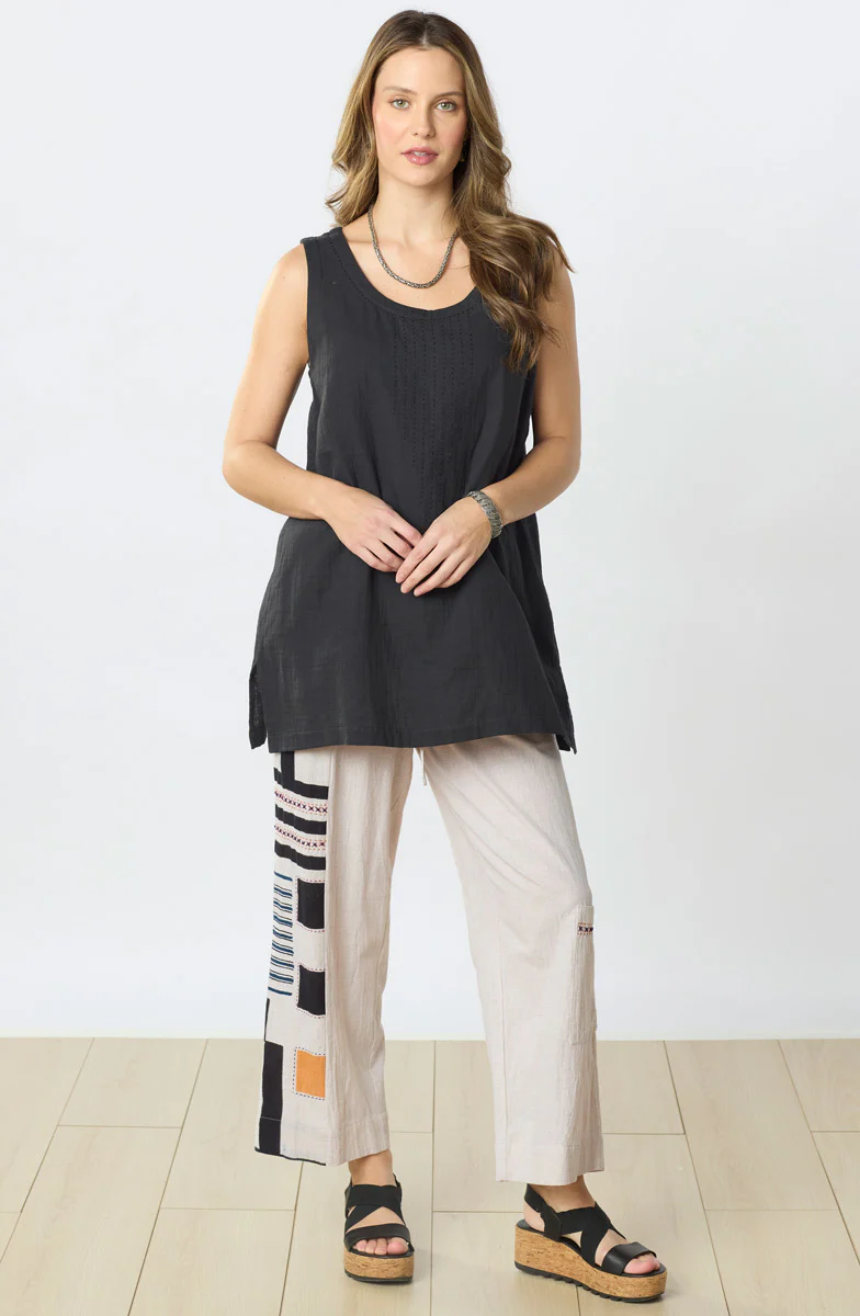 Sanju Double Gauze Long Tank - Image 3