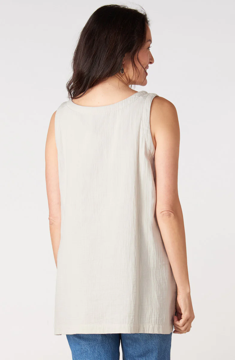 Sanju Double Gauze Long Tank - Image 34
