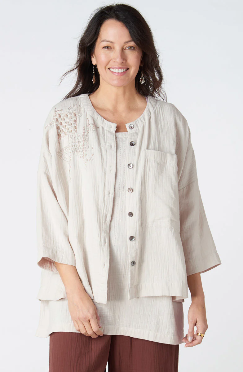 Sanju Double Gauze Long Tank - Image 37