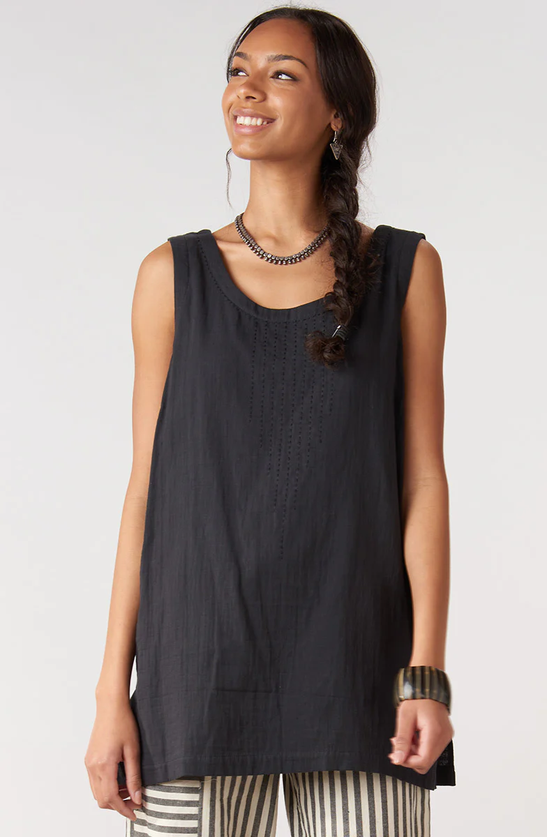 Sanju Double Gauze Long Tank - Image 4