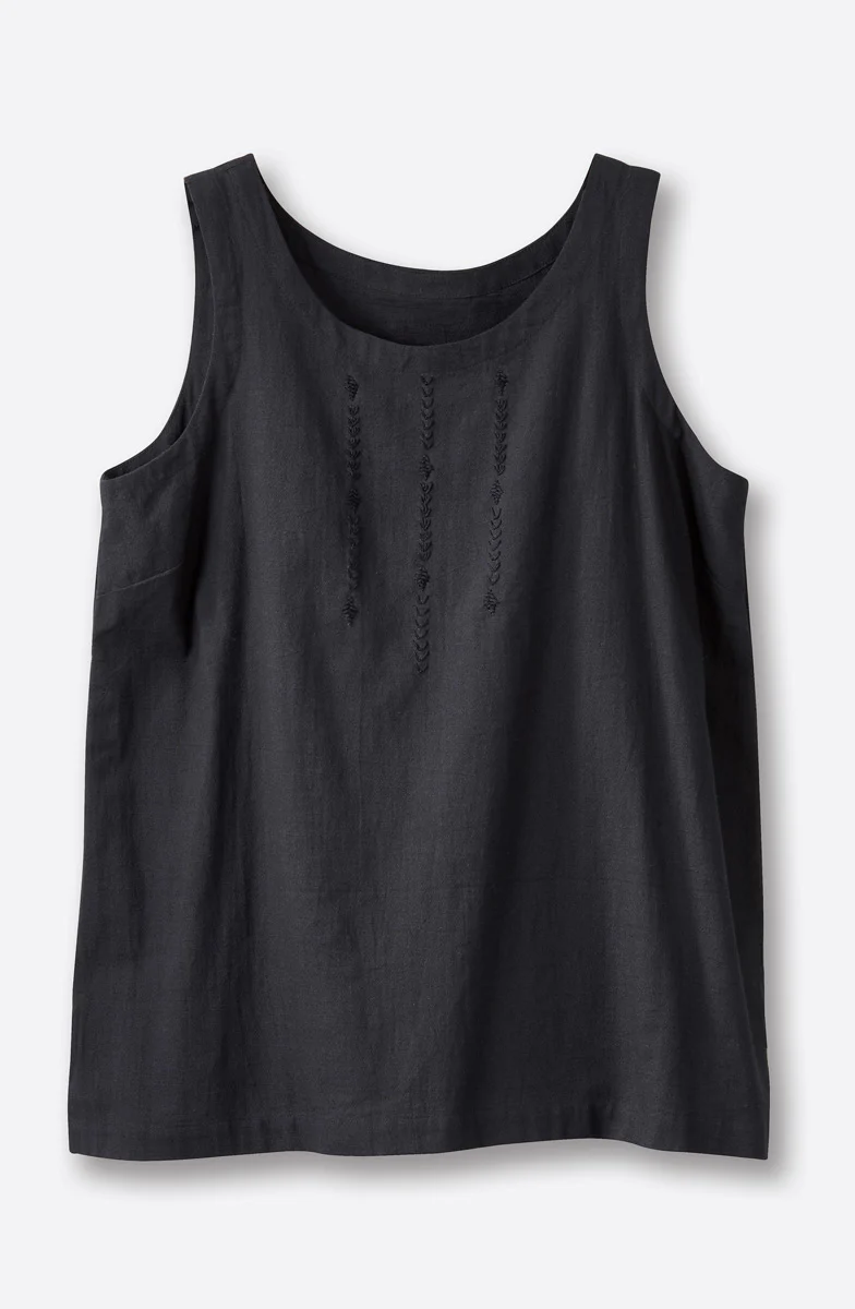 Sanju Slub Cotton Tunic Tank - Image 11