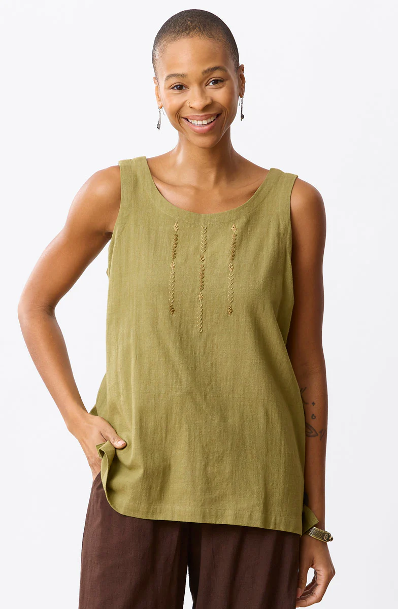Sanju Slub Cotton Tunic Tank - Image 17