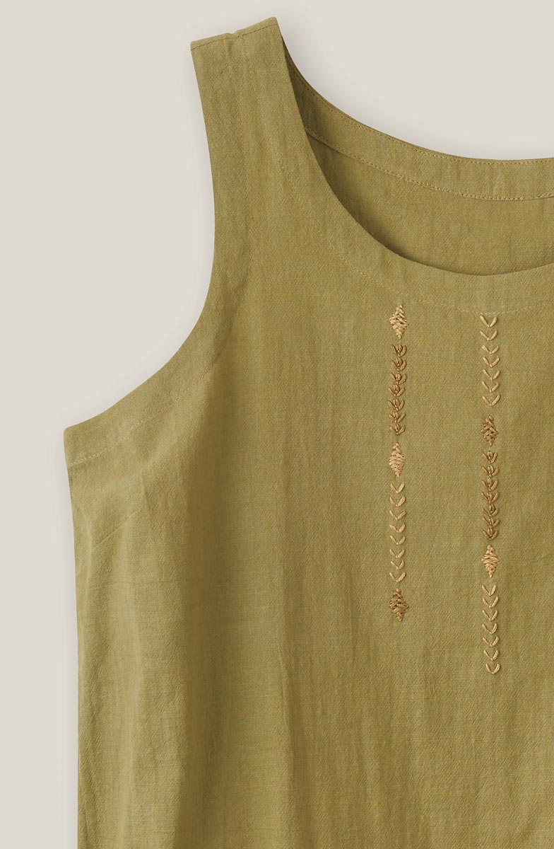 Sanju Slub Cotton Tunic Tank - Image 18