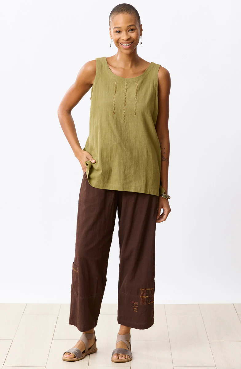 Sanju Slub Cotton Tunic Tank - Image 19