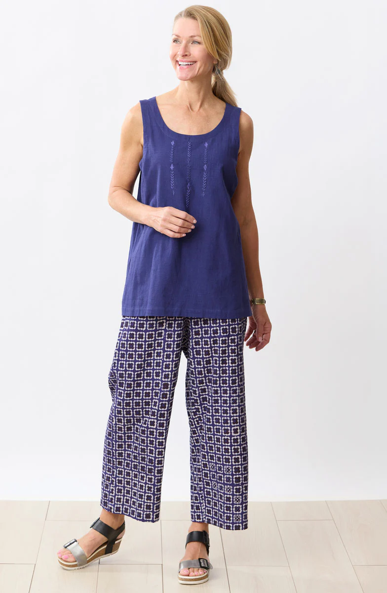 Sanju Slub Cotton Tunic Tank - Image 3