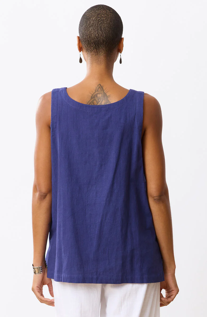 Sanju Slub Cotton Tunic Tank - Image 4