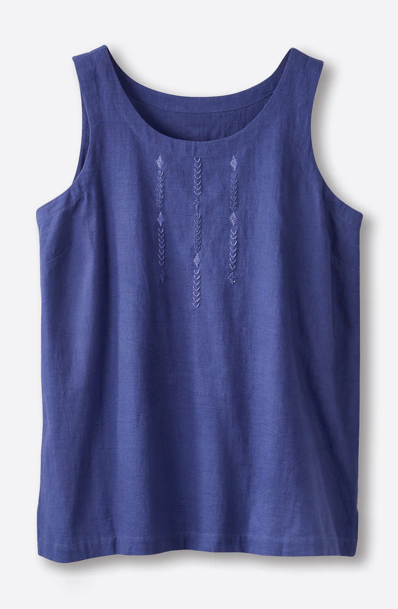 Sanju Slub Cotton Tunic Tank - Image 5