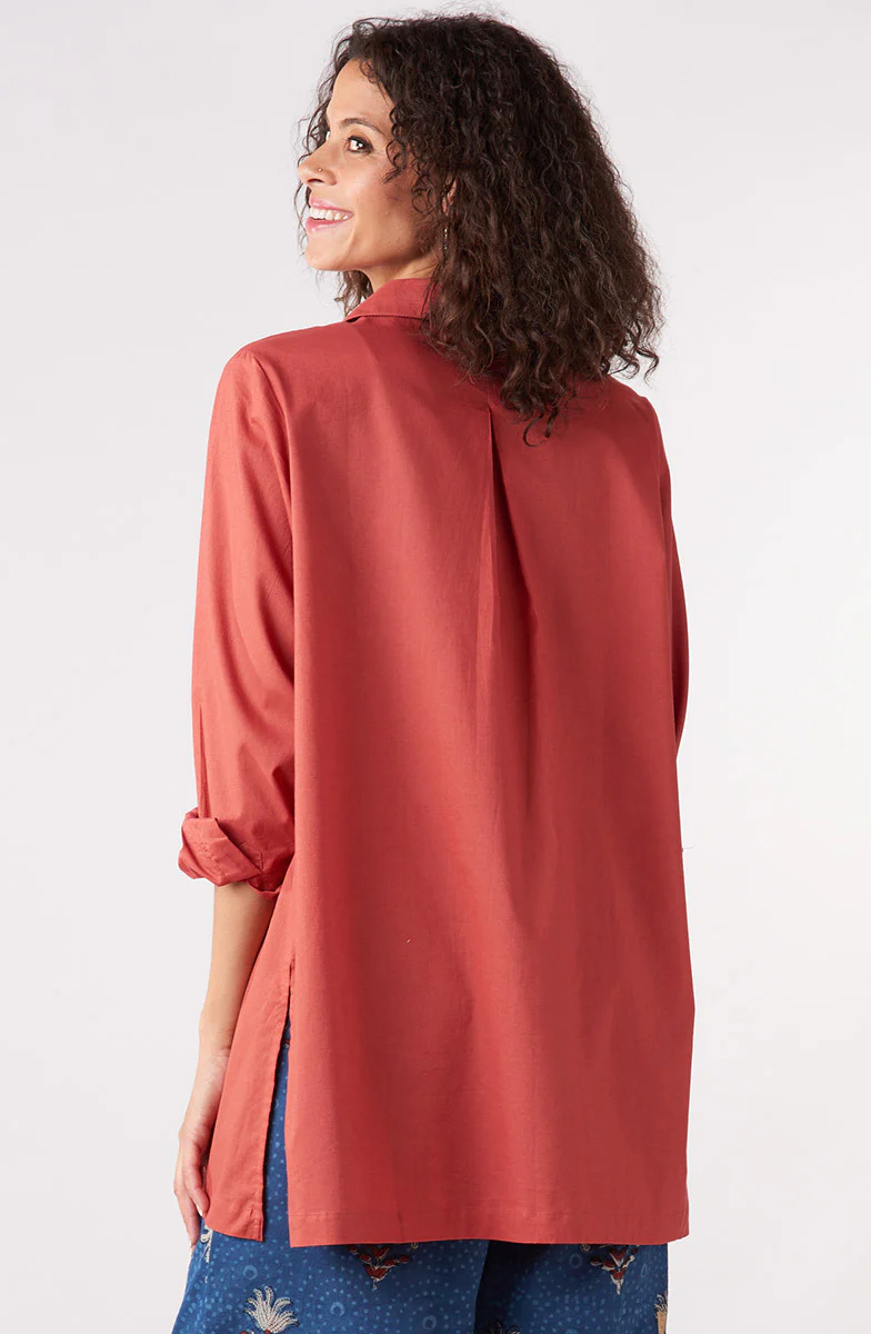 Savita Organic Cotton Long-Sleeve Top - Image 5