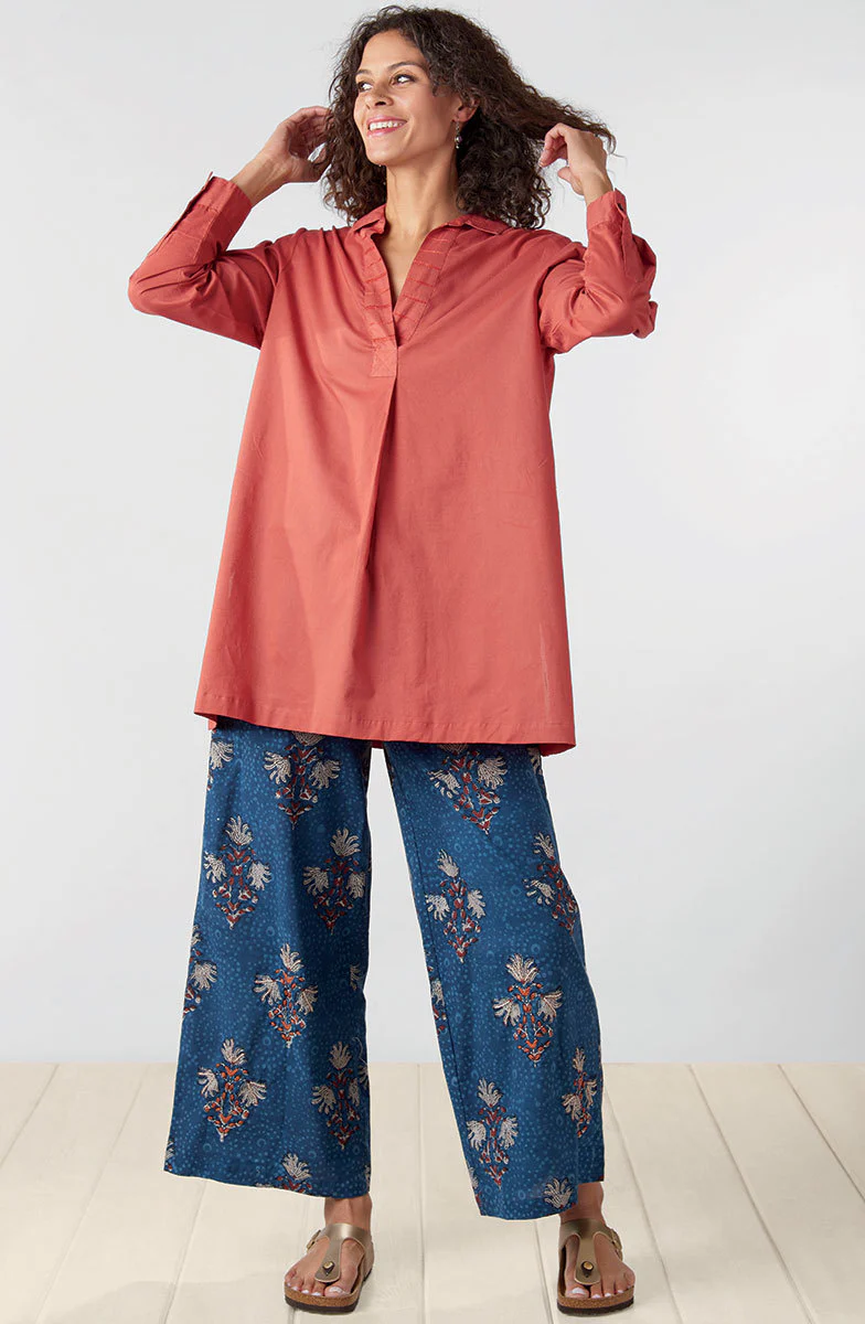 Savita Organic Cotton Long-Sleeve Top - Image 7