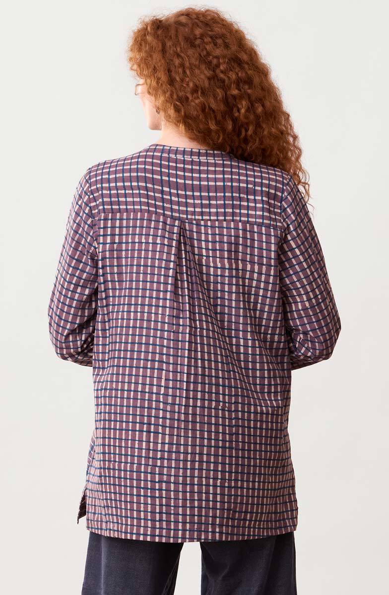 Shaily Button-Down Kurta - Smoky lavender - Image 5