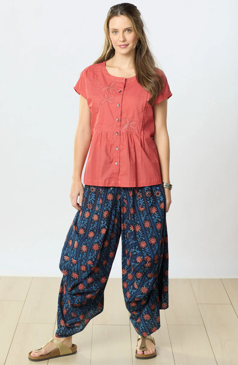 Shalu Organic Cotton Cap Sleeve Top - Image 3