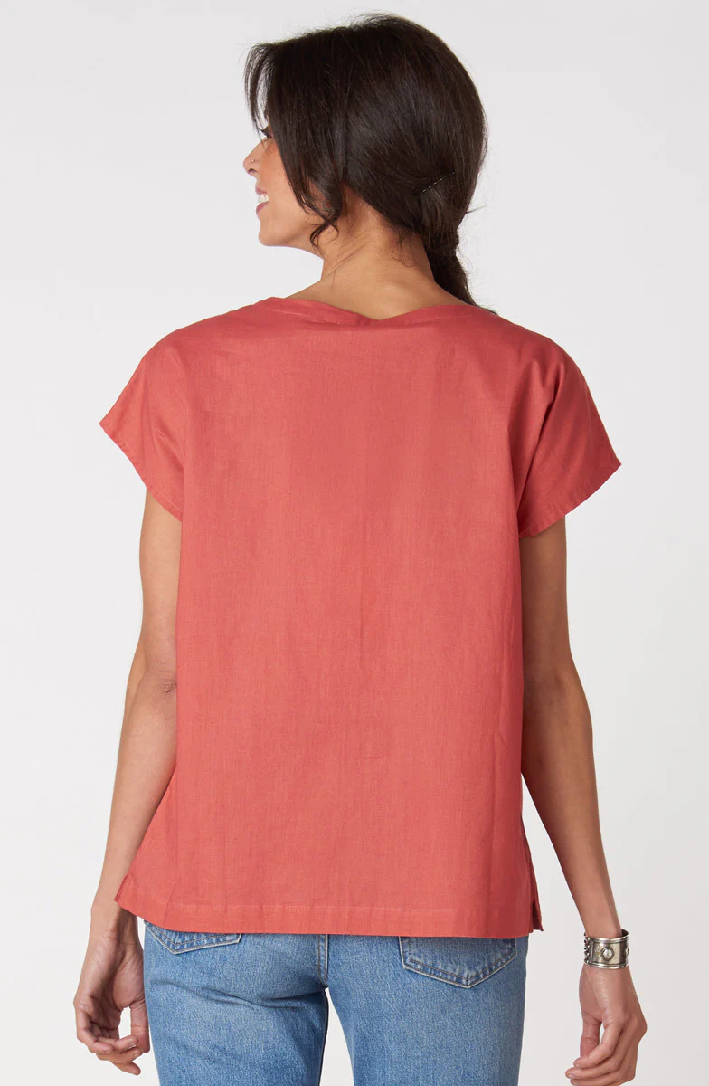 Shalu Organic Cotton Cap Sleeve Top - Image 5
